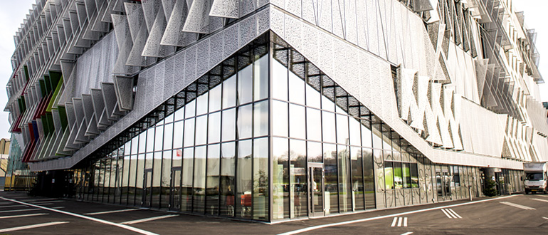 SDU Campus Kolding facade.