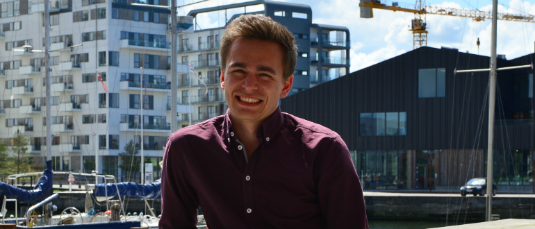 Portræt af Bjarke Niemann