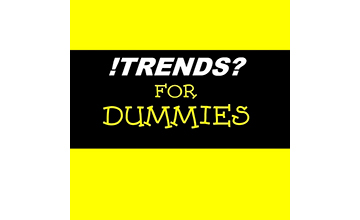Billedet viser logoet for podcasten Trends for dummies